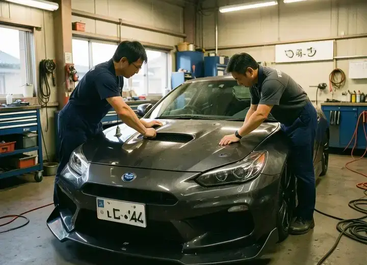 エアロパーツ取付